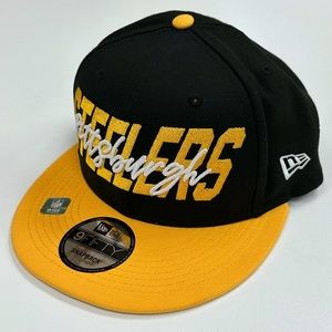 New Era Pittsburgh Steelers Snapback Hat 59fifty Draft NFL Football